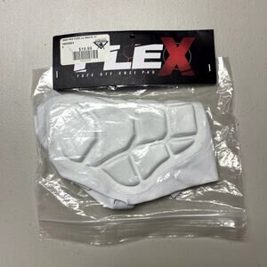 Lacrosse Unlimited White Protective Flex Knee Pad - S